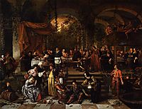Wedding Feast at Cana, 1672, steen