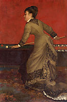 Elegant at Billiards, 1906, stevens