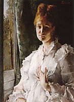 Portrait of a Woman in White, stevens