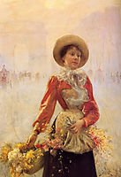 Flower Girl, 1890, stewart