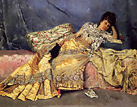 Lady On A Pink Divan, 1877, stewart