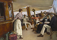 On the Yacht „Namouna“, Venice, 1890, stewart