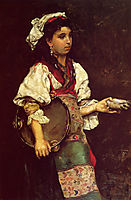 Spanish Girl, 1875, stewart