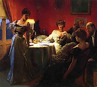 A Supper Party, 1903, stewart