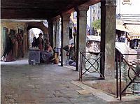Venetian Market Scene, 1907, stewart