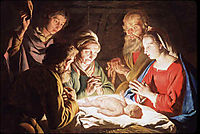 The Adoration of the Shepherds, c.1640, stomer