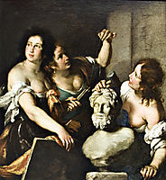 Allegory of Arts, 1640, strozzi