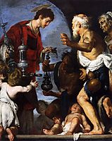 The Charity of St. Lawrence, 1640, strozzi