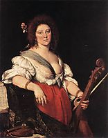 Gamba Player, c.1635, strozzi