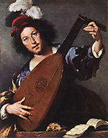 Lute Player, 1635, strozzi