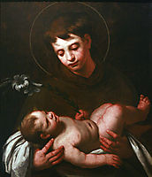 Saint Antony of Padua holding Baby Jesus, c.1625, strozzi
