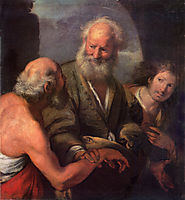 St. Peter Cures the Lame Beggar, strozzi