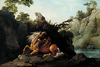 Horse Devoured by a Lion, stubbs
