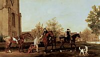 The Hunters leave Southill , 1768, stubbs