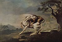 Lion Attacking a Horse, 1765, stubbs