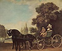 Lord and Lady in a Phaeton, 1787, stubbs