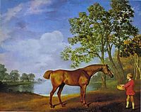 Pumpkin with a Stable Lad, 1774, stubbs