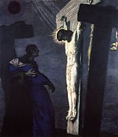 Crucifixion, 1913, stuck