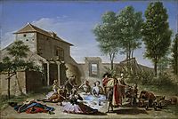 Merienda en el campo, 1784, subias