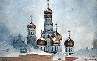 Belfry Ivan the Great, 1876, surikov