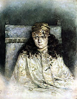 Female portrait, 1885, surikov