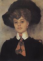 Female portrait, 1902, surikov