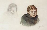 Head of girl, surikov