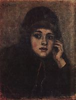 The head of nun, surikov