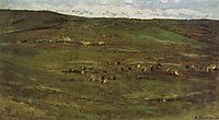 A herd of horses in Baraba steppes, c.1895, surikov