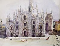 Milan-s Cathedral, 1884, surikov