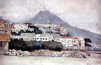 Naples. Vesuvius., 1884, surikov