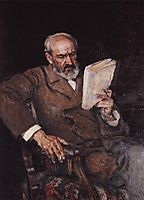 Portrait of doctor A. D. Yesersky, 1910, surikov