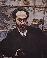 Portrait of I. E. Krachkovsky, 1884, surikov