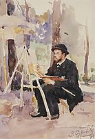 Portrait of I. S. Ostroukhov, 1884, surikov