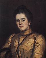 Portrait of A. I. Yemelyanova, 1903, surikov