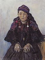 Portrait of khakasy, 1909, surikov