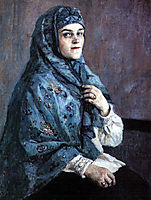 Portrait of princess P. I. Shcherbatova, 1910, surikov
