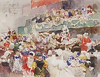 Roman Carnival, 1884, surikov