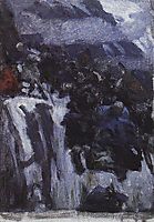 Russian Troops under Suvorov Crossing the Alps (study), 1899, surikov