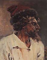 Strelets with cap, 1879, surikov