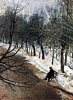 Zubovsky boulevard in winter, c.1886, surikov