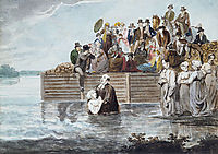 A Philadelphia Anabaptist Immersion during a Storm, c.1812, svinyin