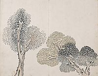 Untitled (a tree with small leaves), taiga