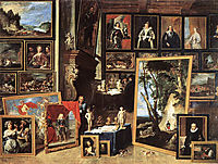 The Gallery of Archduke Leopold in Brussels, 1641, teniers