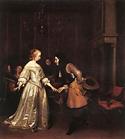 The Dancing Couple, 1660, terborch