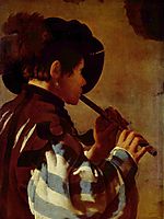 Boy Playing a Fife, c.1624, terbrugghen