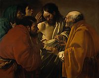 The incredulity of St. Thomas, c.1622, terbrugghen