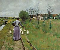 Landscape Study, 1889, thangue
