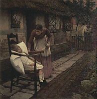 The Man with the Scythe, 1896, thangue