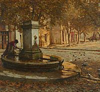 A Provençal Fountain, thangue